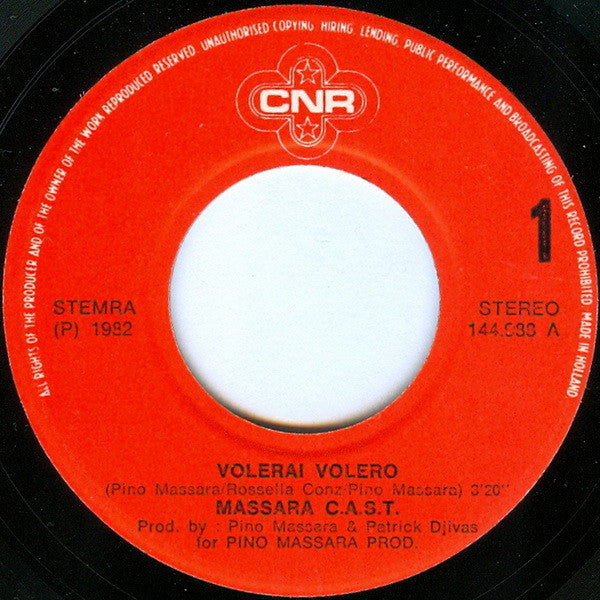 Massara C.A.S.T. : Volerai Volero (7", Single)