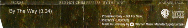 Red Hot Chili Peppers : By The Way (CD, Single, Promo)