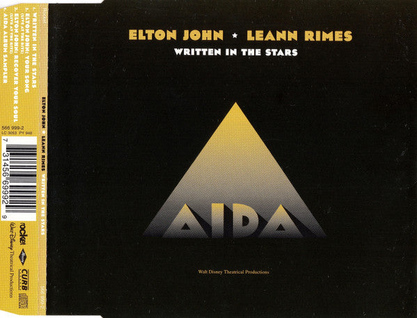 Elton John * LeAnn Rimes : Written In The Stars (CD, Maxi)