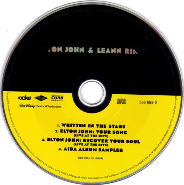 Elton John * LeAnn Rimes : Written In The Stars (CD, Maxi)