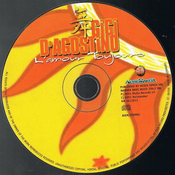 Gigi D'Agostino : L'Amour Toujours (CD, Maxi, Mixed, Dig)