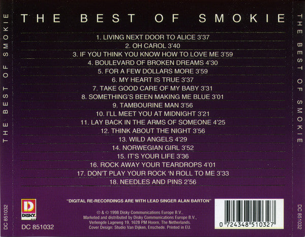 Smokie : The Best Of (CD, Comp, RE)