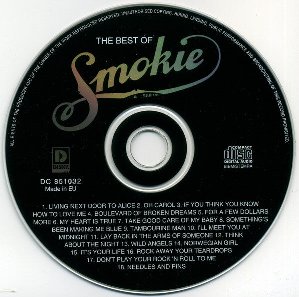 Smokie : The Best Of (CD, Comp, RE)