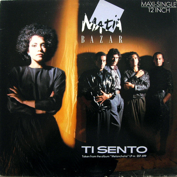 Matia Bazar : Ti Sento (12", Maxi)