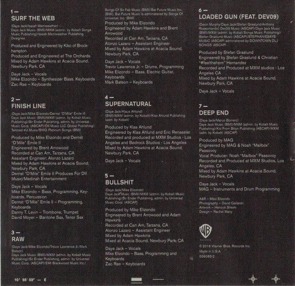 Daye Jack : Surf The Web (CD, EP)