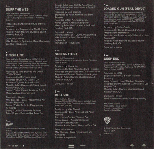 Daye Jack : Surf The Web (CD, EP)