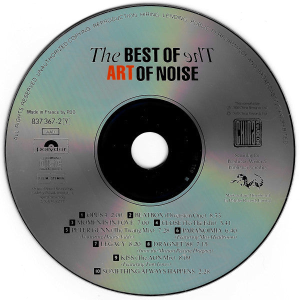 The Art Of Noise : The Best Of The Art Of Noise (CD, Comp)