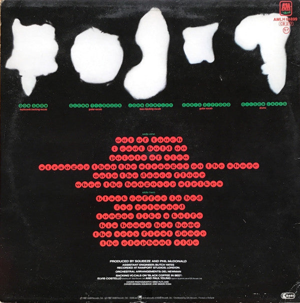 Squeeze (2) : Sweets From A Stranger (LP, Album)
