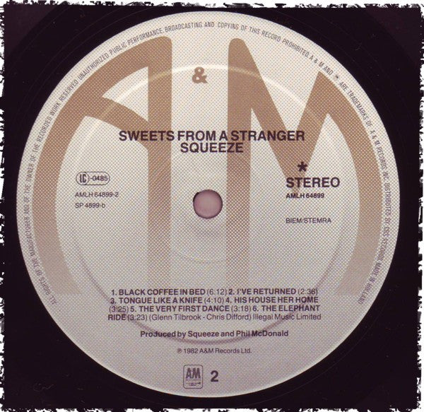 Squeeze (2) : Sweets From A Stranger (LP, Album)