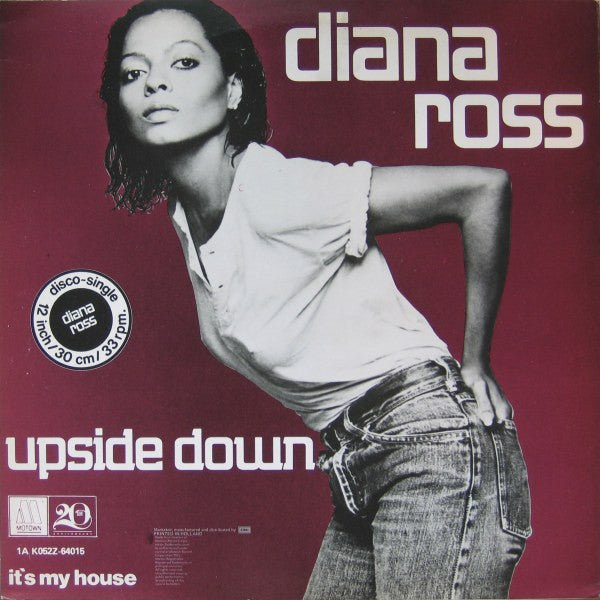 Diana Ross : Upside Down (12", Single)