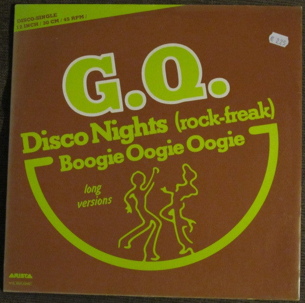 GQ : Disco Nights (Rock-Freak) / Boogie Oogie Oogie (12", Single)