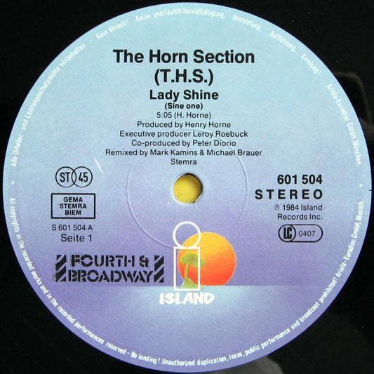 The Horne Section : Lady Shine (12")