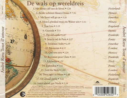 André Rieu : Tour D'Amour (CD, Album, Copy Prot.)