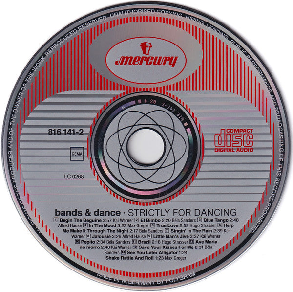 Various : Bands & Dance - Strictly For Dancing (CD, Comp)