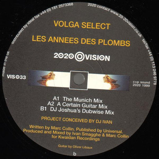 Volga Select : Les Années Des Plombs (12")