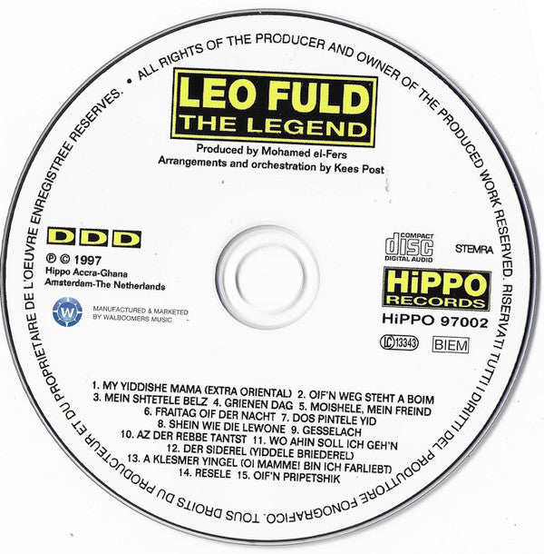 Leo Fuld : The Legend (CD, Album)
