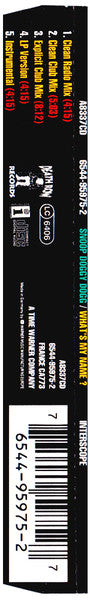 Snoop Dogg : What's My Name? (CD, Single)