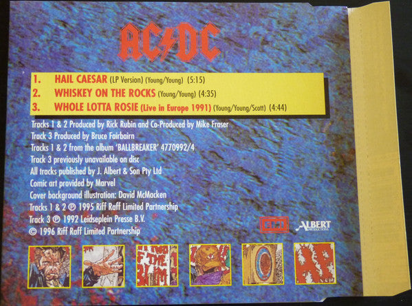 AC/DC : Hail Caesar (CD, Single)