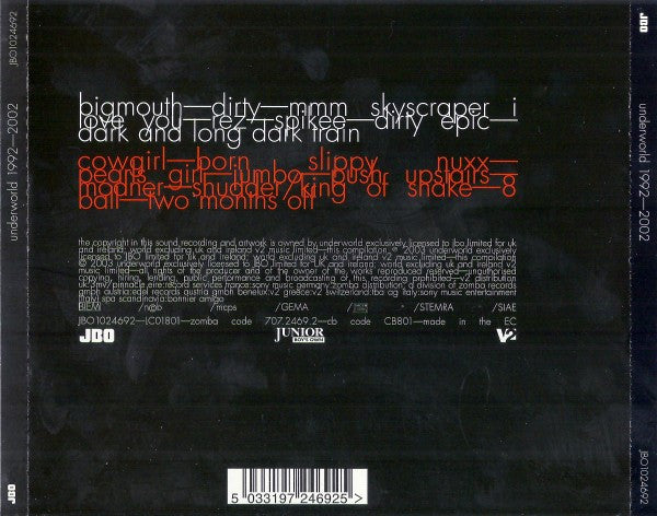 Underworld : 1992-2002 (2xCD, Comp)