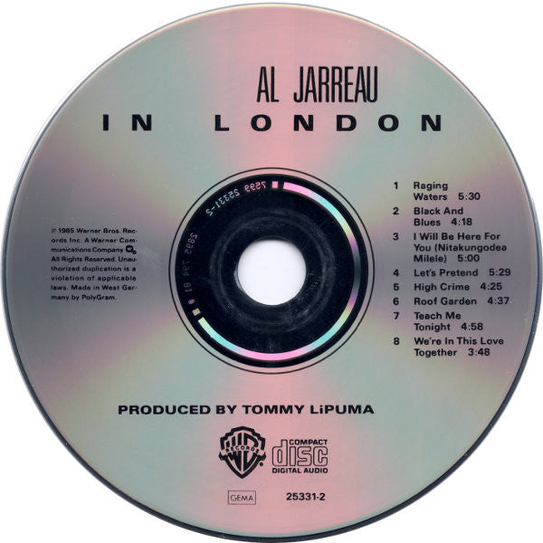 Al Jarreau : In London (CD, Album)