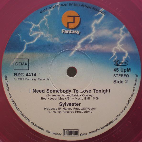 Sylvester : I Who Have Nothing (12", Maxi, Pin)