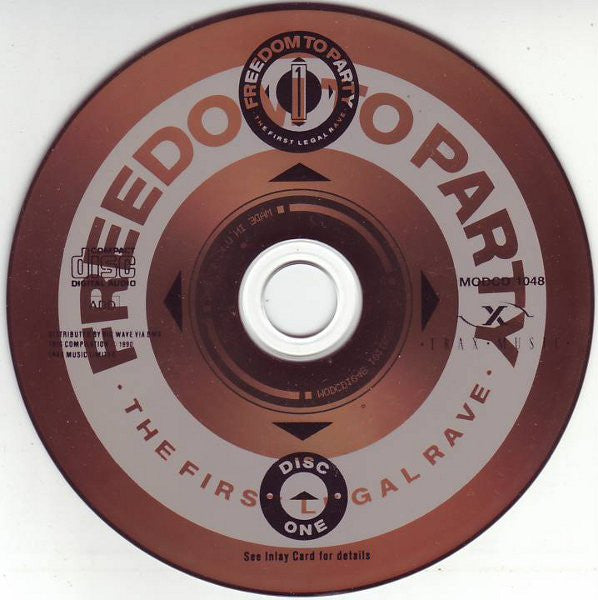 Various : Freedom To Party 1 - The First Legal Rave (2xCD, Comp)