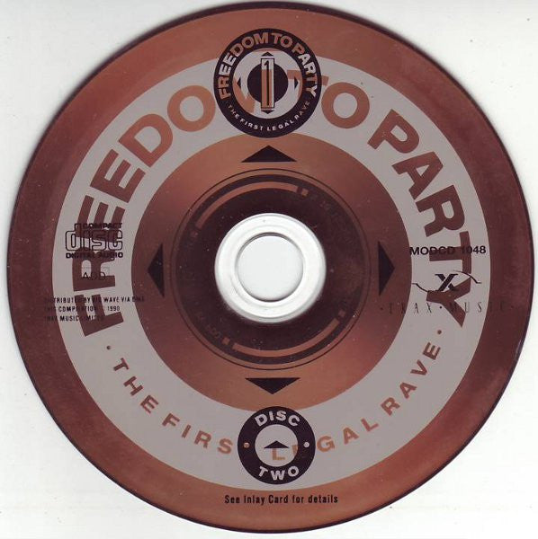 Various : Freedom To Party 1 - The First Legal Rave (2xCD, Comp)