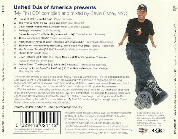 Cevin Fisher : My First CD (Dangerous Disco - The Adventures Of Double O Cevin) (CD, Comp, Mixed)