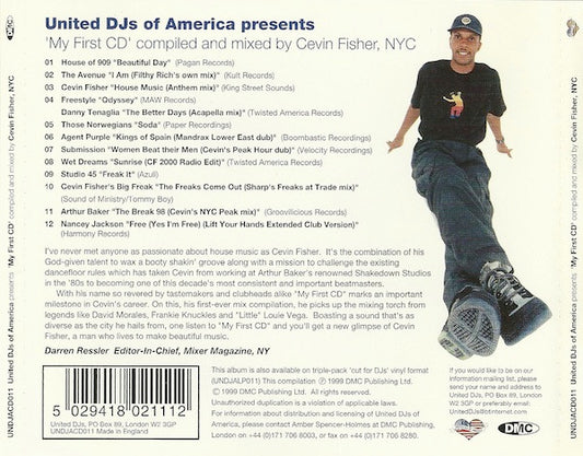 Cevin Fisher : My First CD (Dangerous Disco - The Adventures Of Double O Cevin) (CD, Comp, Mixed)