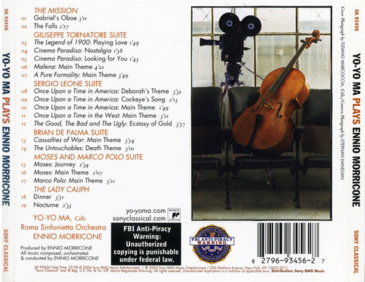 Yo-Yo Ma, Ennio Morricone : Yo-Yo Ma Plays Ennio Morricone (CD, Album)