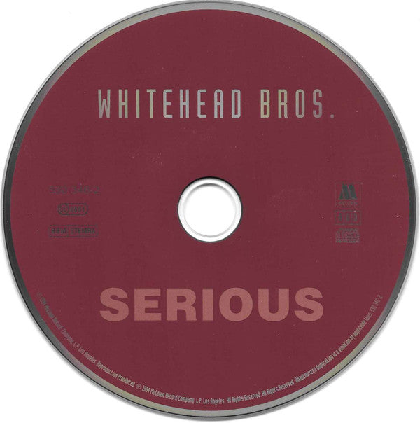 Whitehead Bros. : Serious (CD, Album)