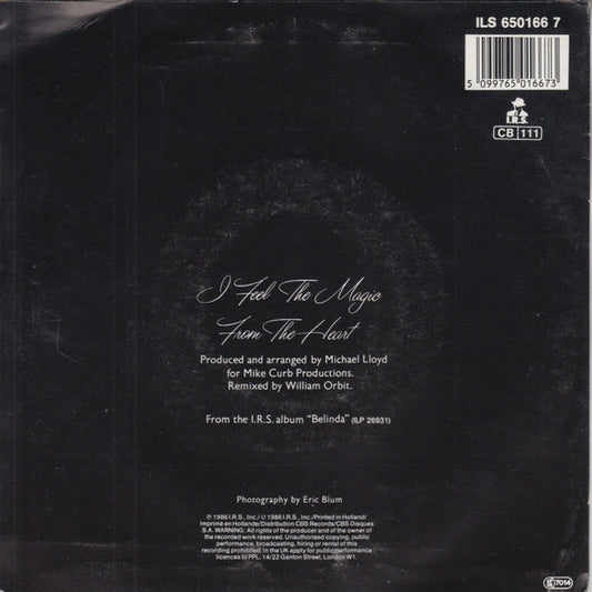 Belinda Carlisle : I Feel The Magic (7", Single)