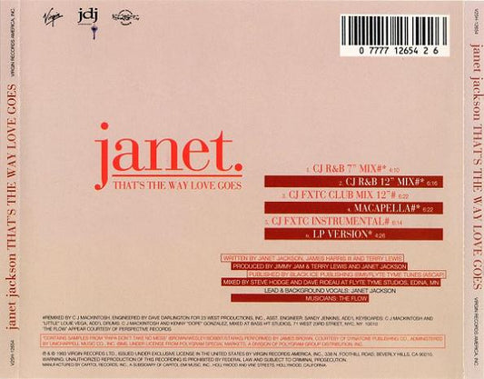 Janet Jackson : That's The Way Love Goes (CD, Maxi)