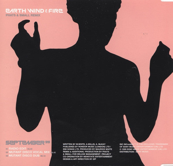 Earth, Wind & Fire : September 99 (Phats & Small Remix) (CD, Single)