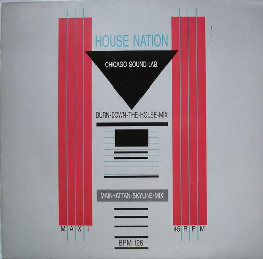 Chicago Sound Lab. : House Nation (12", Maxi)