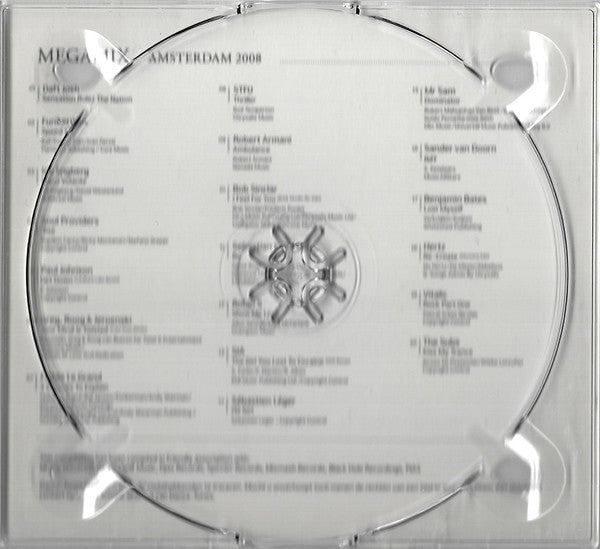 Various : Sensation Megamix Amsterdam 2008 (CD, Comp, Mixed, Dig)