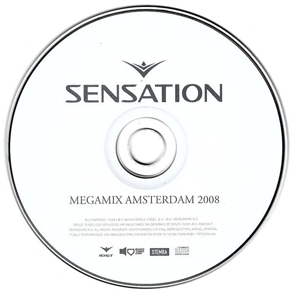 Various : Sensation Megamix Amsterdam 2008 (CD, Comp, Mixed, Dig)