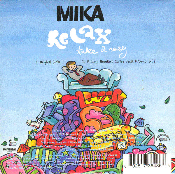 Mika (8) : Relax, Take It Easy (CD, Single)