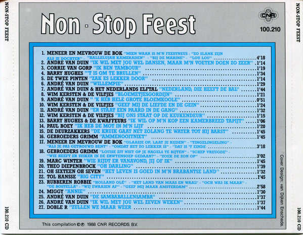 Various : Non Stop Feest (CD, Comp)