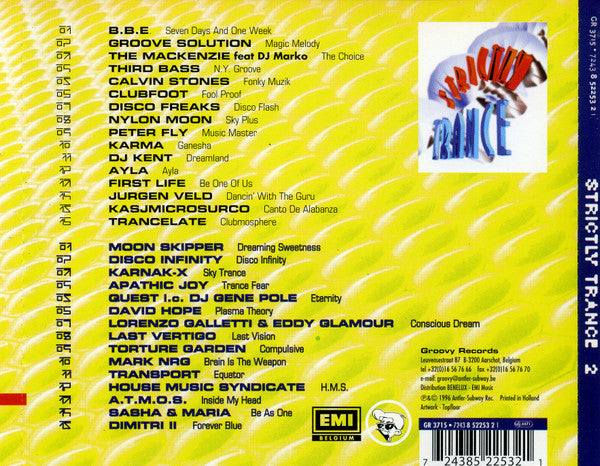 Various : Strictly Trance 2 (2xCD, Comp)