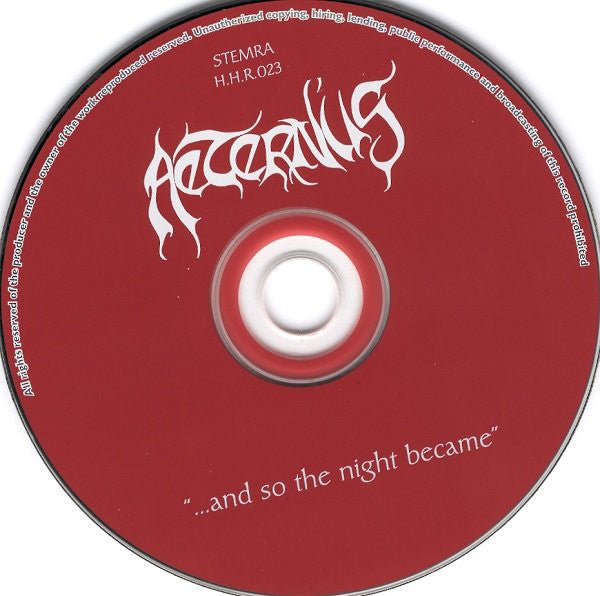 Aeternus : ...And So The Night Became (CD, Album, Ltd, Dig)