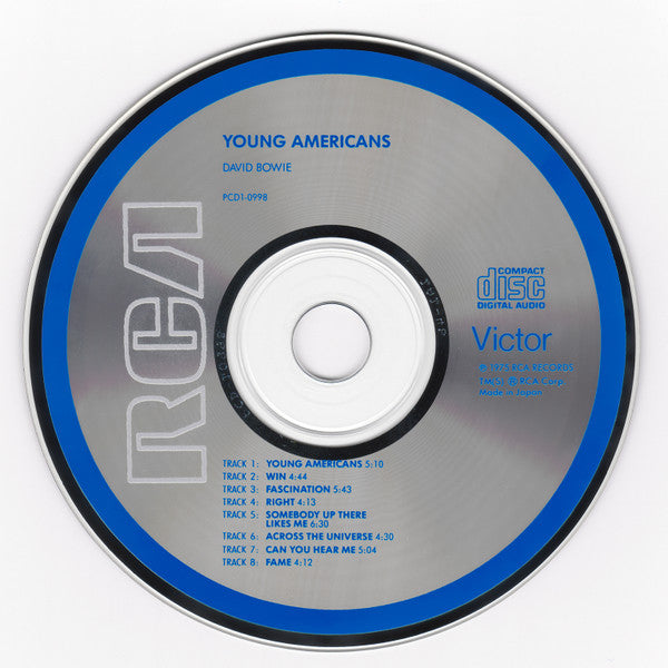 David Bowie : Young Americans (CD, Album, RE)