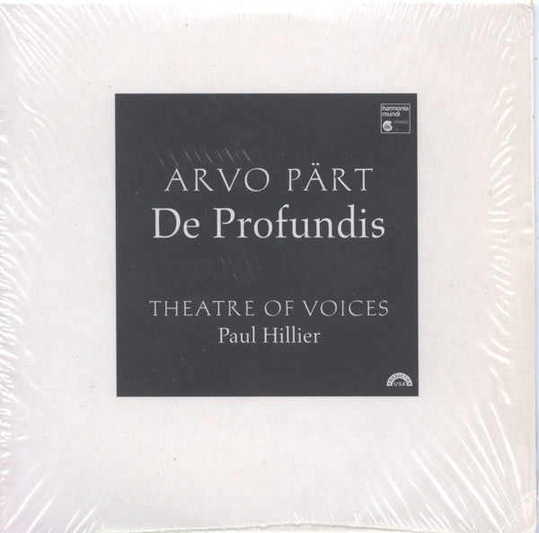 Arvo Pärt - Theatre Of Voices, Paul Hillier : De Profundis (CD, Promo, Smplr)