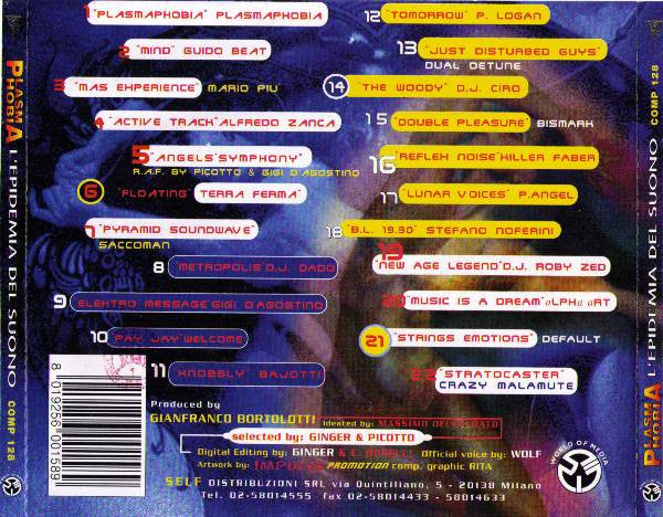 Various : Plasmaphobia - L'Epidemia Del Suono (CD, Comp, Mixed)