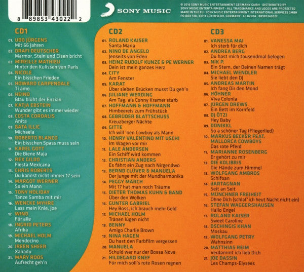 Various : Die Hit-Giganten - Best Of Schlager (3xCD, Comp)