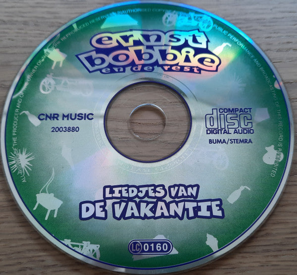 Ernst & Bobbie : Liedjes Van De Vakantie (CD, Album)