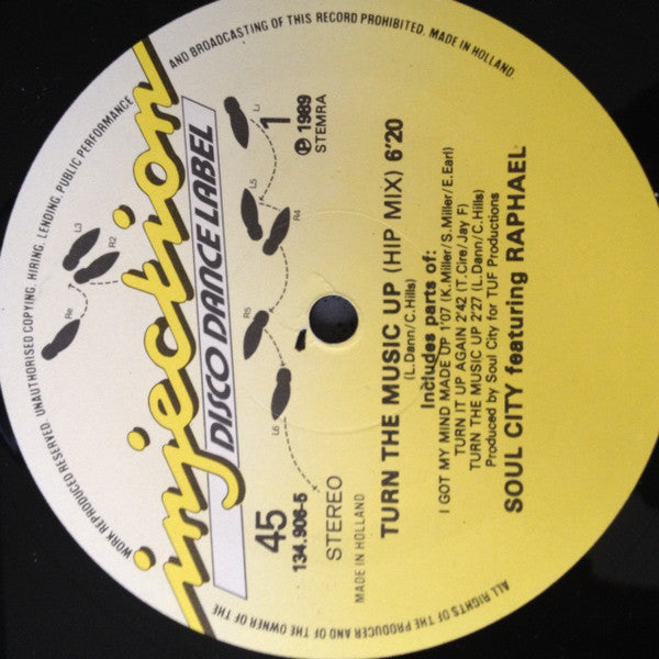 Soul City (6) : Turn The Music Up (12")