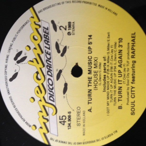 Soul City (6) : Turn The Music Up (12")