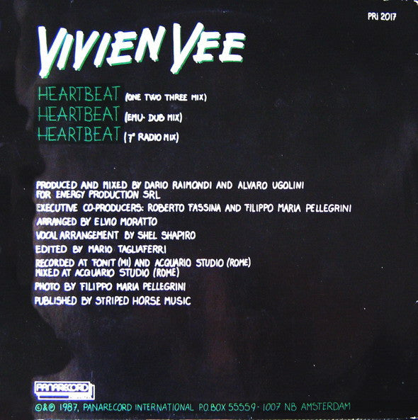 Vivien Vee : Heartbeat (12")