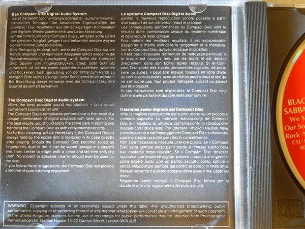 Black Sabbath : We Sold Our Soul For Rock 'N' Roll (2xCD, Comp, RE)